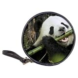 Classic 20 CD DVD Bluray Wallet Case of Panda Bear Playing Bamboo Flute