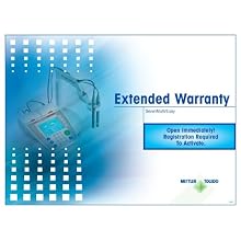 Mettler Toledo 12 Month Extended Warranty, For pH and Conductivity Meters