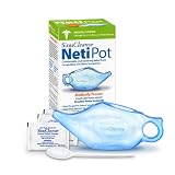 SinuCleanse Nasal Wash System, Plastic Neti Pot With Salt Packets
