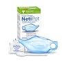 SinuCleanse Nasal Wash System, Plastic Neti Pot With Salt Packets