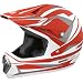 Moose M1 Motocross Helmet Red/White/Gray S