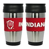 Indiana Hoosiers Travel Mug: 15 oz Stainless Steel Travel Tumbler