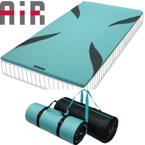 【AiR】 エアーポータブル　オーバーレイ　西川産業　三層特殊立体構造コンディショニング　マットレス　シングルサイズ