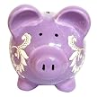 Flower Piggy Bank - Purple