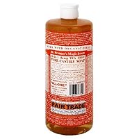 Dr. Bronner's Magic Soaps Pure-Castile Soap, 18-in-1 Hemp Tea Tree, 32-Ounce Bottles