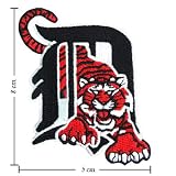 Detroit Tigers Patch Primary Logo II Emrbroidered Iron on Patches Free Shipping From Thailand
