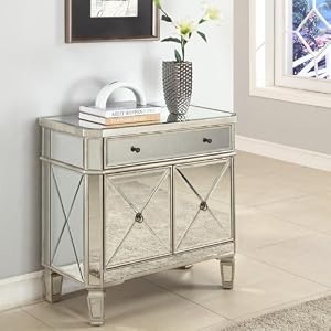 Powell 233-228 Mirrored Console