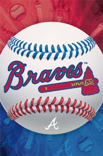 Atlanta Braves Logo Baseball Poster