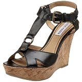 Steve Madden Womens Berrie T Strap Wedge