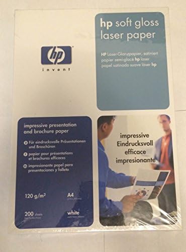HP - Satin glossy paper - glossy - A4 (8.25 in x 11.7 in) - 120 g/m2 - 200 sheet(s)