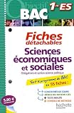 Sciences économiques et sociales Obligatoire et option science politique : Fiches détachables 1re ES