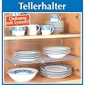 Tellerhalter Regalboden H�ngeregal Chrom K�chenregal
