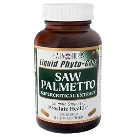 Gaia Herbs - Saw Palmetto, 60 capsules