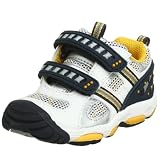 Stride Rite Toddler Jetstream H&L Stage 3 Shoe,White/Navy,5 XW US Toddler