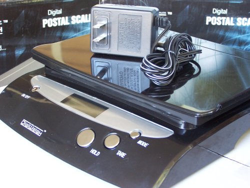 HealthPersonalCare: NEW   Black 36 lb Digital Postal Scale XP Series + AC Adapter by Digiweigh