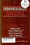 Homosexuality: Social, Psychological, and Biological Issues
