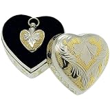HeartShapedPendantandCaseSilverGoldTM