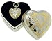 UrnConcern® Heart Shaped Pendant and Case SilverGoldTM