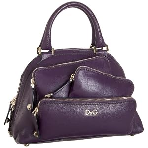 D&G Dolce & Gabbana DB1024 E1734 80459 Mindy Goatskin Medium Satchel