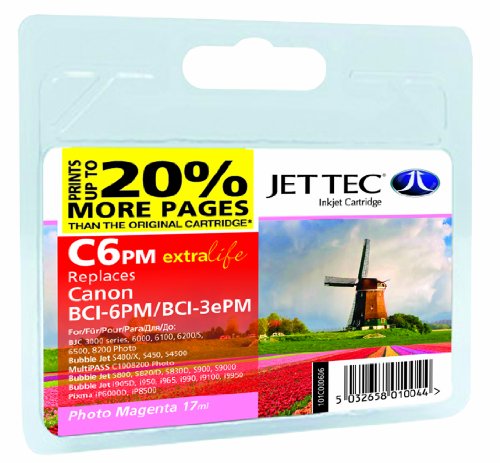 Jettec BCI-3 / BCI-6 Photo Magenta Canon Compatible 