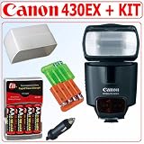 Canon 430EX Speedlite Flash + Accessory Kit