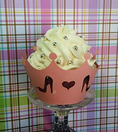 Cupcake Wraps - Pink Disney Princess Party, Barbie, Hello Kitty Birthday. Cupcake Liner Decoration- Add Fun to Kids, Adult Birthday Party Celebration