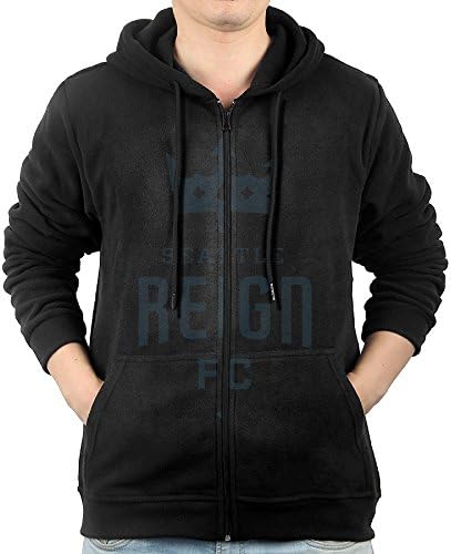 Soccer Seattle Reign FC Logo Men's Full Zip Heavyweight Hoodie