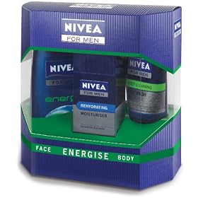 Nivea For Men Energy 3 Piece Skin Care Gift Pack