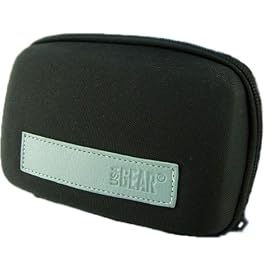 Action-Ready Hard Shell Carrying Case for Sony PSP GO * COMBO * with RedKrome BASS-Bud Earbuds with Gold-Plated Stereo Connector