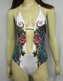 Christian Audigier Peacock Swimsuit Size Small