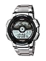 Casio - AE-1100WD-1AVEF - Montre Homme - Quartz Digital - Cadran Multicolore - Bracelet Acier Argent