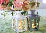 Luminous Mini-Lanterns - White (Set of 6) - Baby Shower Gifts & Wedding Favors