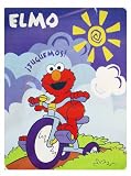 Elmo Spanish Wording Blanket - Sesame Street Elmo Blanket - Let's Play Baby Blanket (60inX80in)