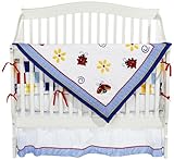 ZZ Baby Lady Bug Garden 4-Piece Crib Bedding Set