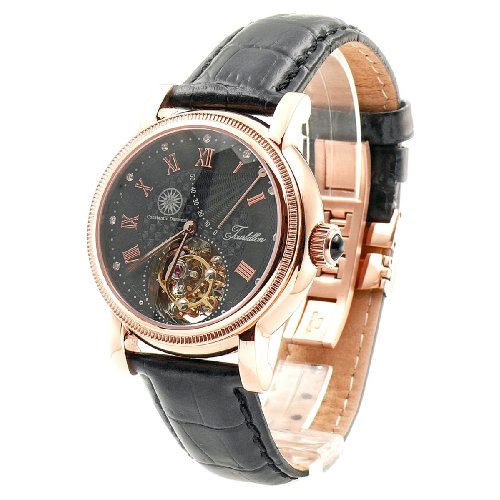 Constantin Durmont Herrenarmbanduhr Tourbillon Reserve de Marche RGBK-D/RO CD70029BKDRG