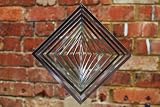 Diamond Shaped Steel Wind Spinner