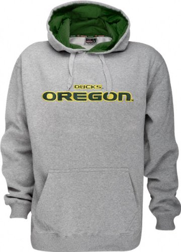Buy Oregon Ducks Automatic Fleece Grey Hooded Sweatshirt