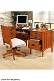 Craftsman Executive Desk 30.5hx65.5w Dark Oak