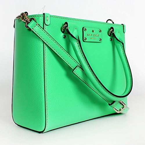 Kate Spade Bud Green Leather Small Quinn Wellesley Hand Bag