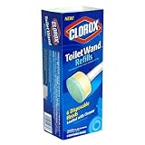 Clorox Toilet Wand Refills, Loaded with Cleaner, 6 Disposable Cleaning Heads Each (Pack of 3) Total of 18 Refills