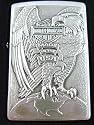 Official Harley Davidson Made In USA Eagle Zippo Lighter Chrome