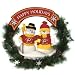 Washington Redskins 22 Snowman Christmas Wreath - NFL Football