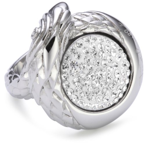 Just Cavalli Damen-Ring Circular Snake PVD silber Gr. 52 SCOE05012 Preisvergleich