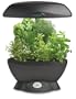 AeroGarden 901011-1200 Space-Saver 6 with Gourmet Herb Seed Kit, Black