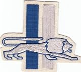 Vintage Detroit Lions 1960s Logo 4.5" Patch Old Logo Throwback