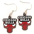 Chicago Bulls Dangle Earrings