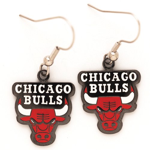 Chicago Bulls Dangle Earrings