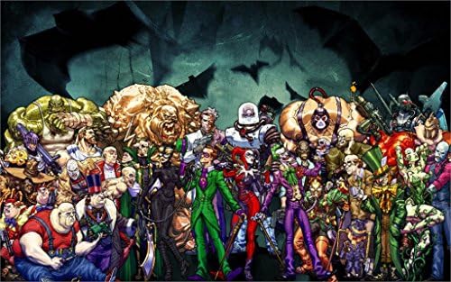 Ryan Beers Batman Comics The Joker Harley Quinn Catwoman scarecrow Poison villains Bane Riddler Penguin comic Home Decoration Canvas Poster