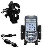 Blackberry 7100r Auto Vent Holder with Car Charger - Uses Gomadic TipExchange