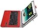 Acer Iconia Tab 10 A3-A20 keyboard case, VSTN ® High quality Ultra-thin universal Portfolio Case - Detachable Bluetooth Keyboard Stand Case / Cover for Acer Iconia Tab 10 A3-A20 tablet. (Red)